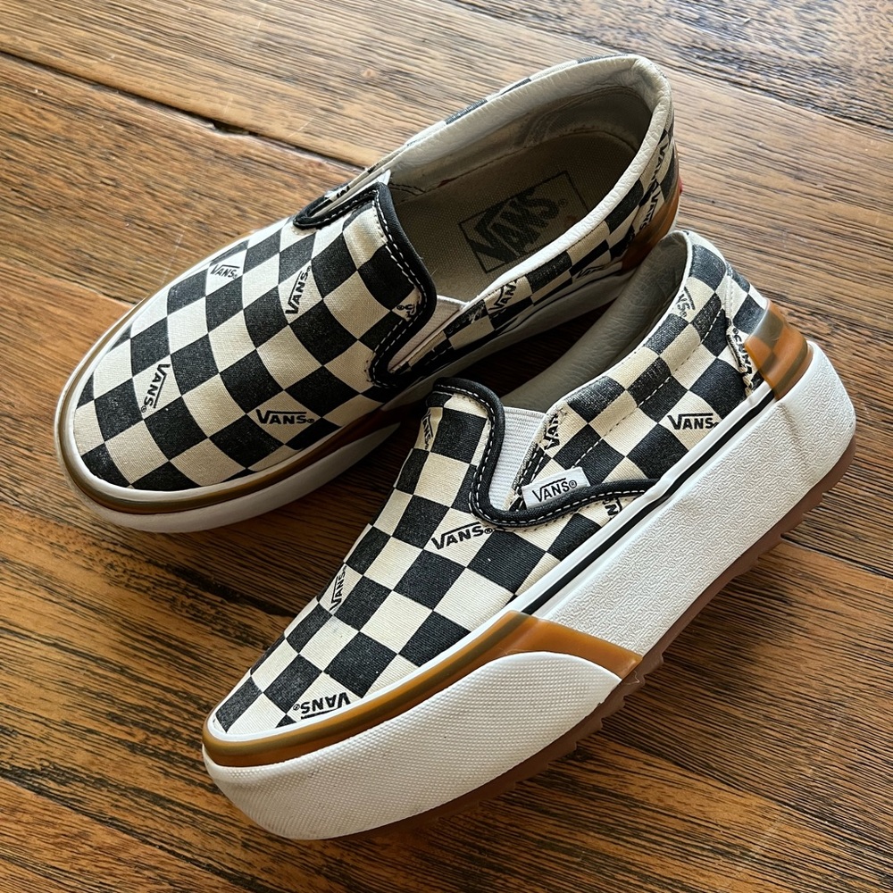 Vans Checkered Platform Sneakers